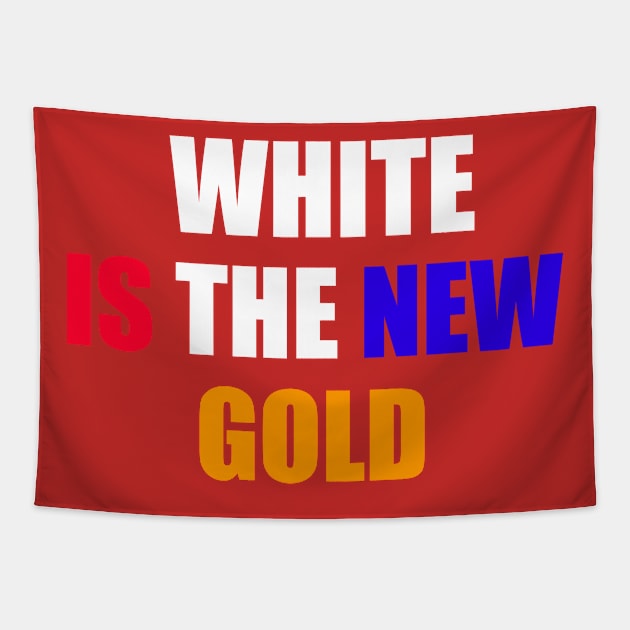 White Is The New Gold Tapestry by Swagazon