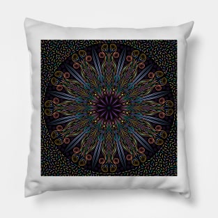 Star Of Bright Feathers Pillow