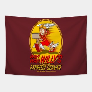 Wiki Wiki Willy's Express Service Tapestry