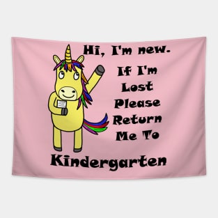 Kindergarten Unicorn Tapestry