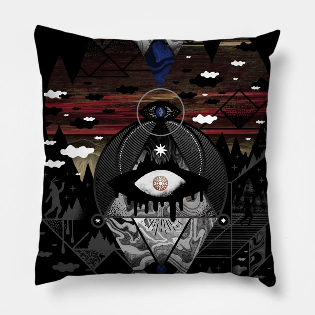 Oversighted Pillow by chaos_magic