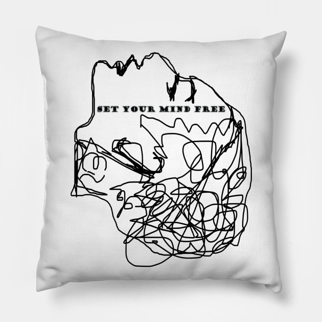 Set your mind free Pillow by D_creations