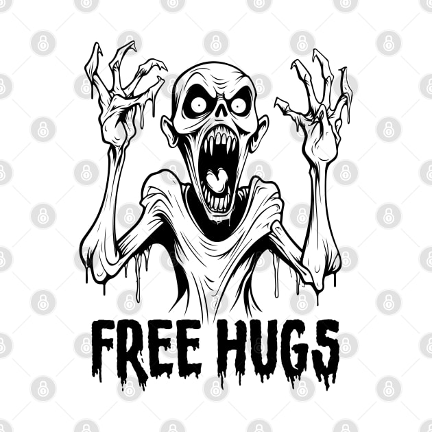 Free hugs Zombie by Teessential