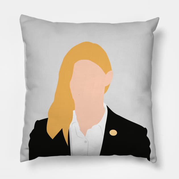 Ava Sharpe Pillow by brendalee