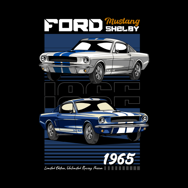 Vintage V8 GT350 Car by milatees