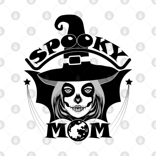 Spooky Mom-Halloween T-Shirts for Mom by GoodyBroCrafts