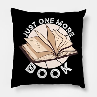 Just one more book Pillow