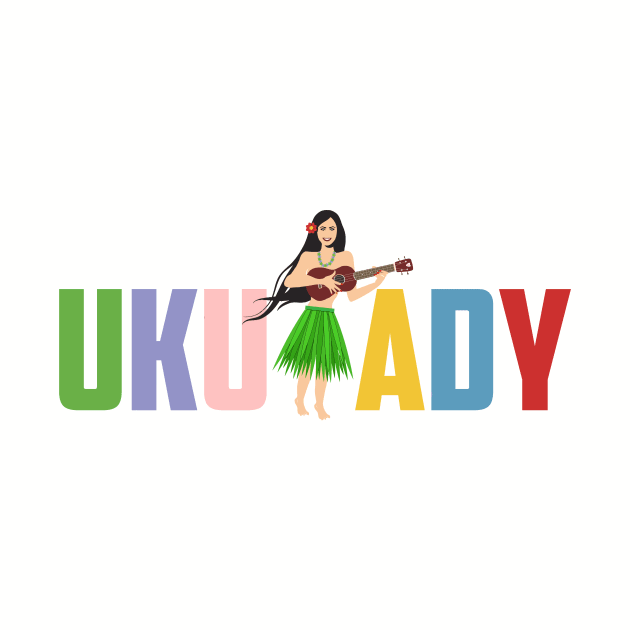 Ukulady Ukulele + Lady by SycamoreShirts