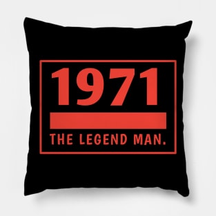 1971 birthday Pillow