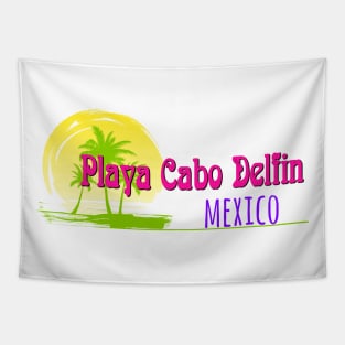 Life's a Beach: Playa Cabo Delfin, Mexico Tapestry