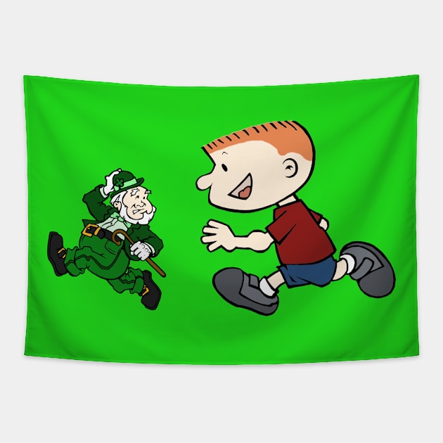 Chasing a Leprechaun! Tapestry by Reading With Kids