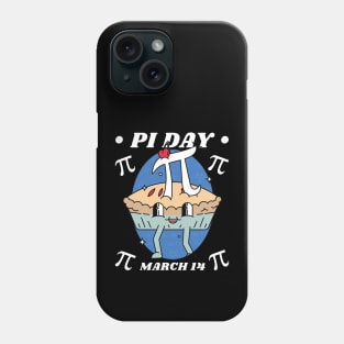 Pi Day March 14 Cute Cartoon Pi Pie Phone Case