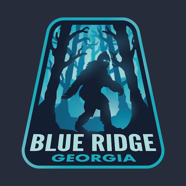 Blue Ridge GA Bigfoot by HalpinDesign