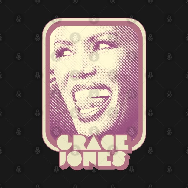 Grace Jones / Retro Style 80s Aesthetic Design by DankFutura