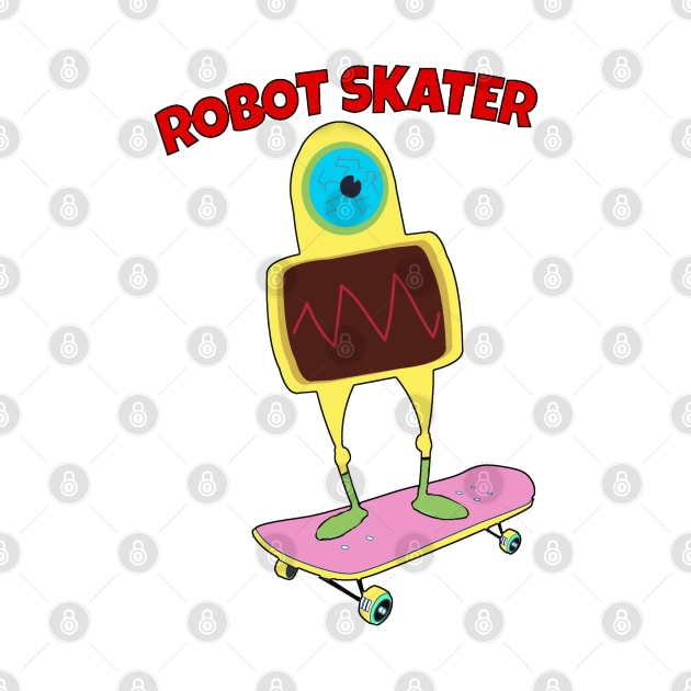 Robot  skater by MAGICOART