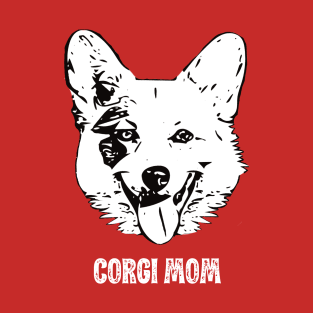 Corgi Mom Corgi Design T-Shirt