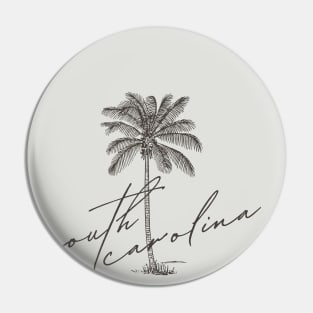 South Carolina Palm Tree Pin