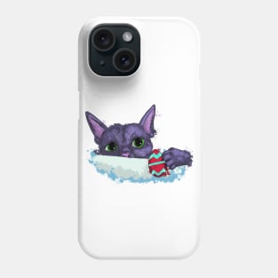 Easter black cat Phone Case