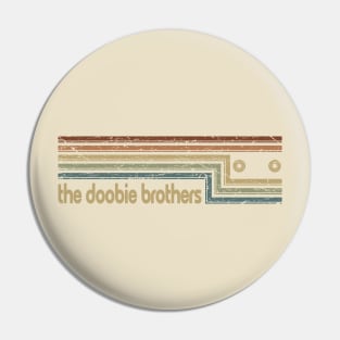 The Doobie Brothers Cassette Stripes Pin