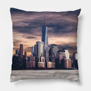 Seattle City Skyline Pillow