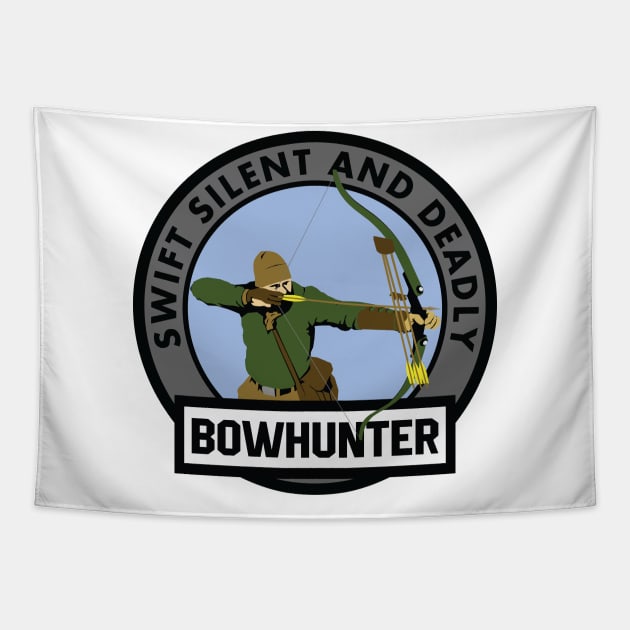 Bowhunter Tapestry by BadgeWork