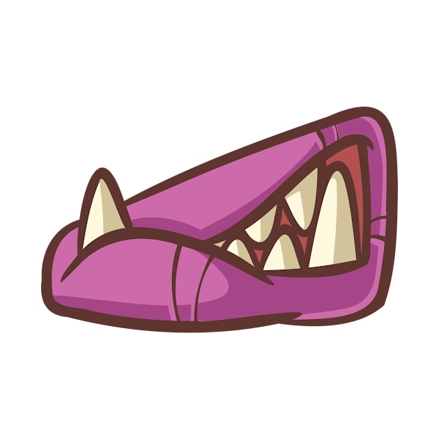Monster mouth illustration by unlesssla