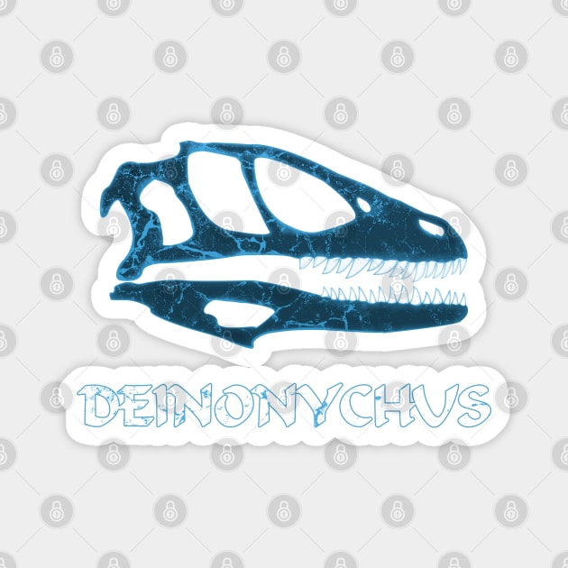 Deinonychus Magnet by NicGrayTees