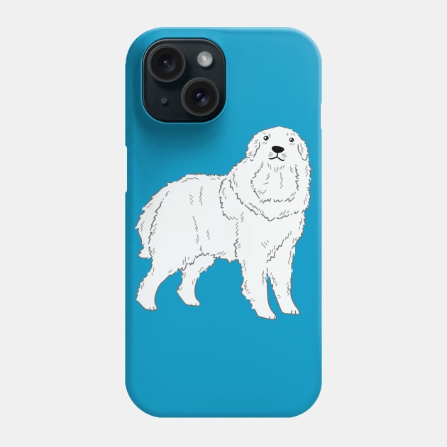 Great Pyrenees Phone Case by saradaboru