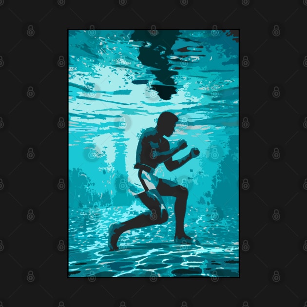 Muhammad Ali Underwater Boxing by rattraptees