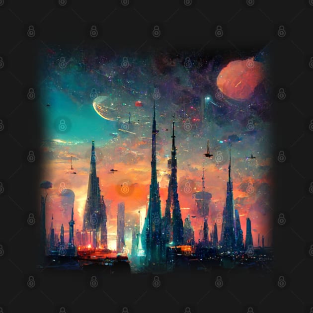 Space City Artwork by maxdax