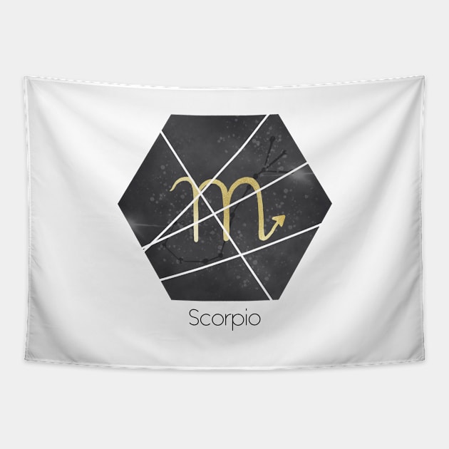 Scorpio zodiac sign Tapestry by Home Cyn Home 