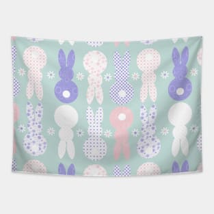 Easter Bunnies Pattern Tapestry