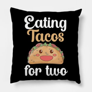 Eating tacos for two Pillow