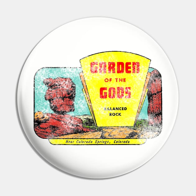 Garden of the Gods Colorado Vintage Pin by Hilda74