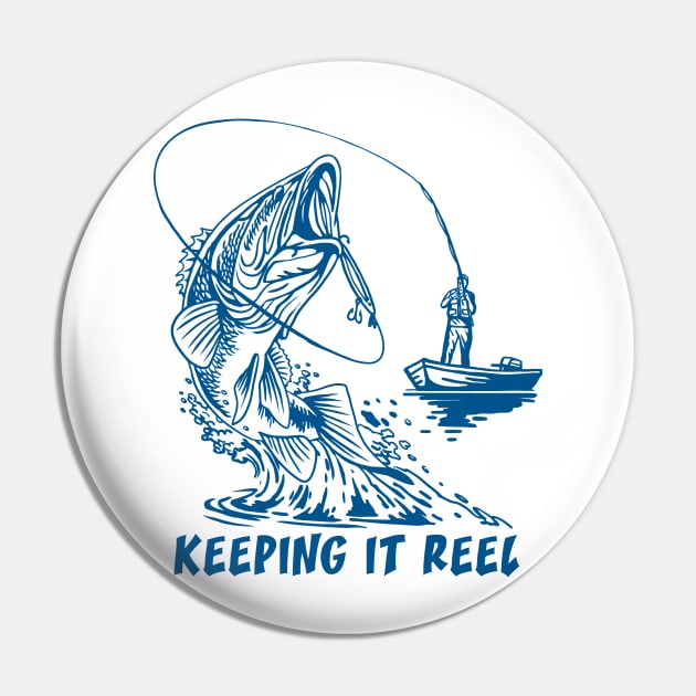 Keeping it Reel Fishing Pin by RadStar