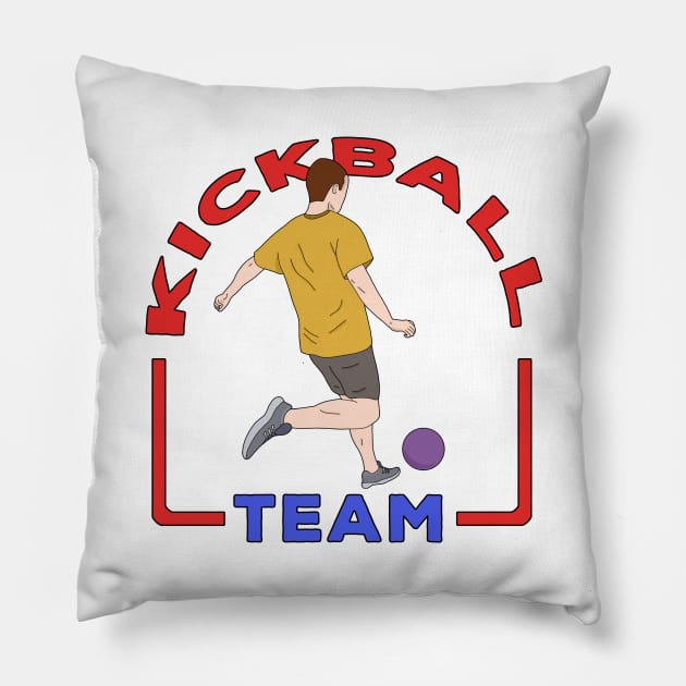 Kickball Team Pillow by DiegoCarvalho