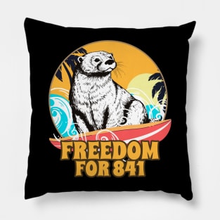 Otter 841 - Surfing Fashion Pillow