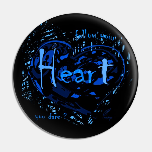 HEART FOLLOW B/B Pin by ACUANDYC
