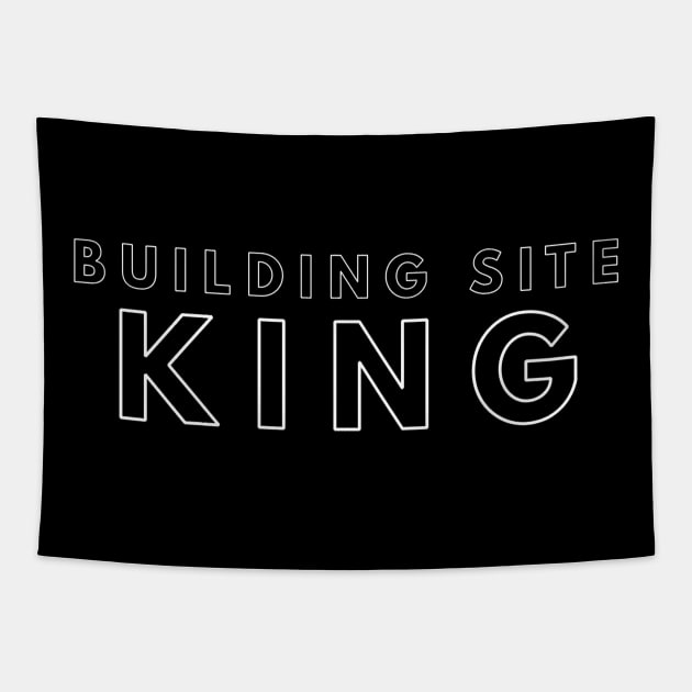 Real estate, building site manager, architect gift, construction worker sticker, property developer Tapestry by Style Conscious