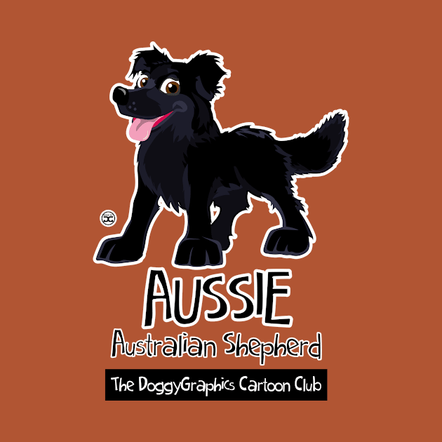 Aussie CartoonClub - Black by DoggyGraphics