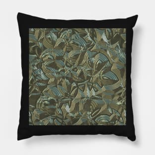 Shell Seashore Floral Abstract in Kaleidoscope Pillow