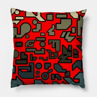 Geometric shapes in pattern Pillow