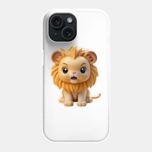 Cute Kawaii Baby Lion Phone Case