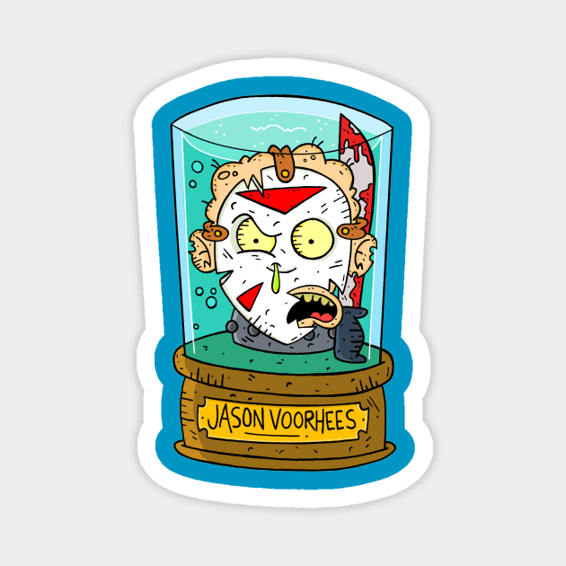 Jason in a Jar Magnet by Crockpot