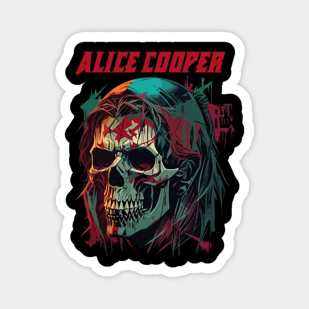 Shredding with Alice Cooper Magnet by Mutearah