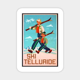 Ski Telluride Colorado Skiing Snowboarding CO Magnet