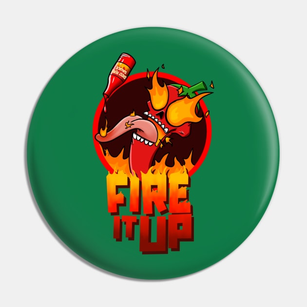 Burning Hot Pepper Pin by Wild Joker Designs