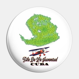 isla de la juventud map poster Pin