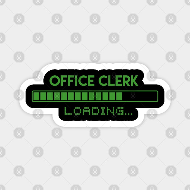 Office Clerk Loading Magnet by Grove Designs