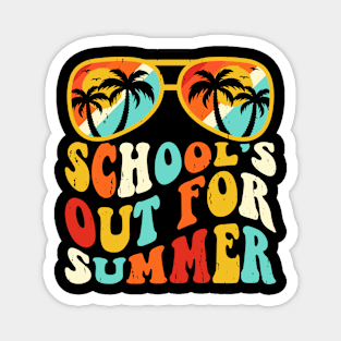 School Out For Summer T Shirt For Women Men Magnet